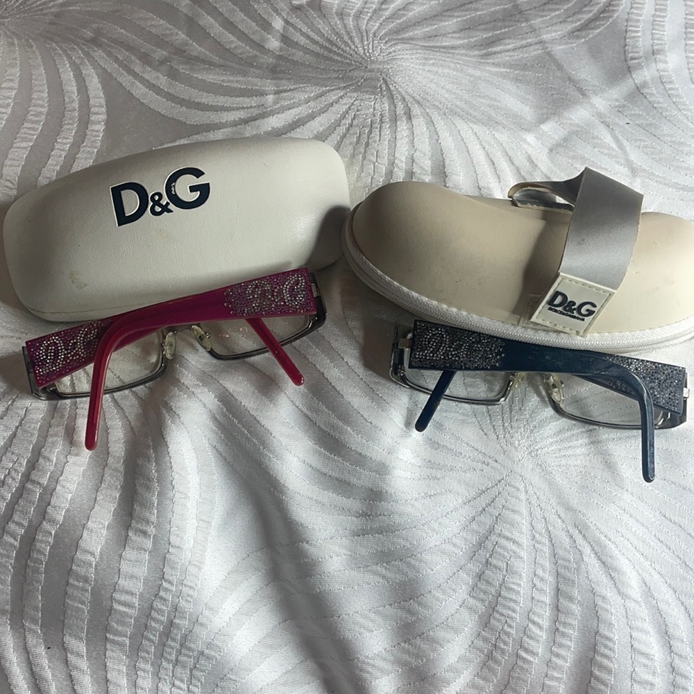 (2) Authentic Dolce and Gabanna Glasses